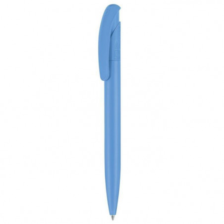 stylo bille biodégradable bleu clair en bioplastique