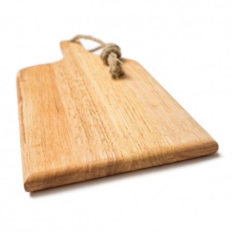 Planche bois à découper pour apéro en bois d'hévéa fabrication française
