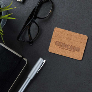 Porte-cartes fabriqué à base de liège naturel avec protection anti-RFID - Génicado