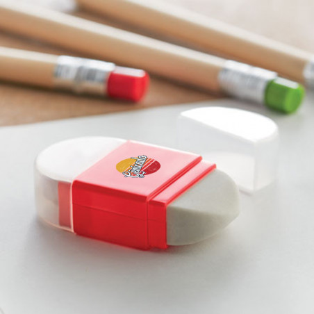 Taille-crayon multifonction avec son réservoir et gomme - Génicado