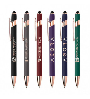 stylos stylets inclut en stylo métal élégant finition rose doré - Génicado