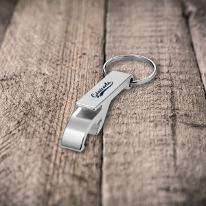 Décapsuleur porte-clé pour cannette et bouteille en aluminium cadeau marketing - Génicado