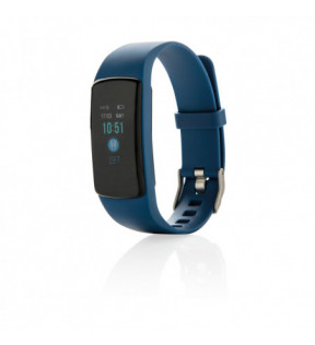 bracelet connecté pour le sport bleu avec écran OLED