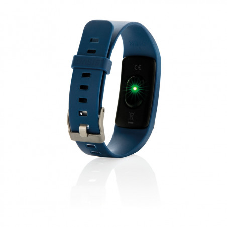 bracelet connecté pour sportif bleu connexion bluetooth