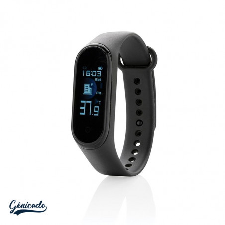 bracelet montre connectée pour le sportif avec panel de control sur la santé général - Génicado