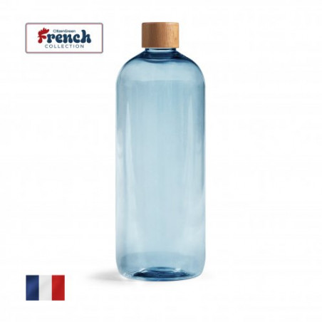Bouteille d'eau en plastique recyclé gourde made in France