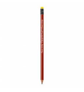 crayon de bois personnalisé rouge