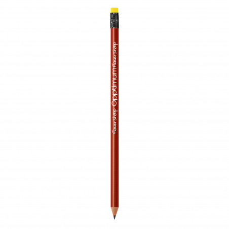 crayon de bois personnalisé rouge