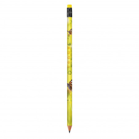 crayon de bois personnalisé jaune