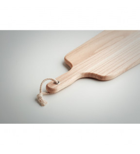 longue et grand planche à découper en bois paulownia avec sa corde en jute