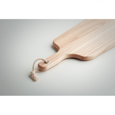 longue et grand planche à découper en bois paulownia avec sa corde en jute