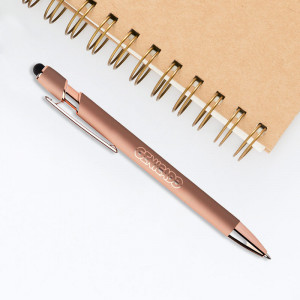 stylo métal rose personnalisé