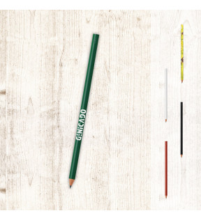 crayon de bois personnalisable vert
