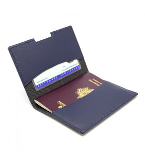 protège passeport personnalisé en cuir