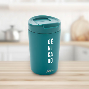 mug isotherme personnalisable vert 300 ml