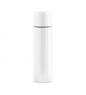 Gourde thermos isotherme 500 ml en acier inoxydable couleur blanche