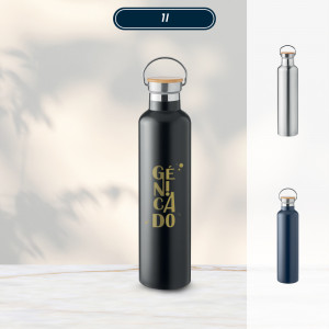 Gourde isotherme personnalisable ou bouteille isotherme personnalisable,  avec votre logo