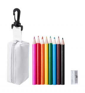 Set de crayons de couleur publicitaire, Crayons