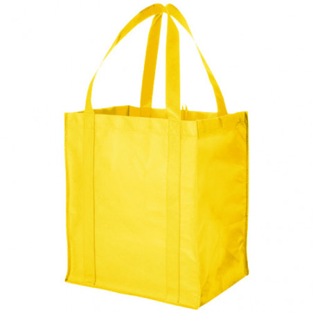 sac shopping publicitaire jaune