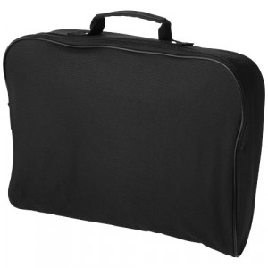 sac porte-documents noir compartiment principal zippé - Génicado