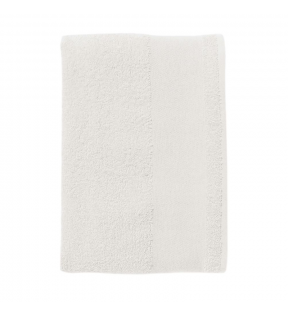 serviette de douche publicitaire blanche