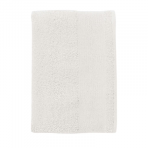 serviette de douche publicitaire blanche