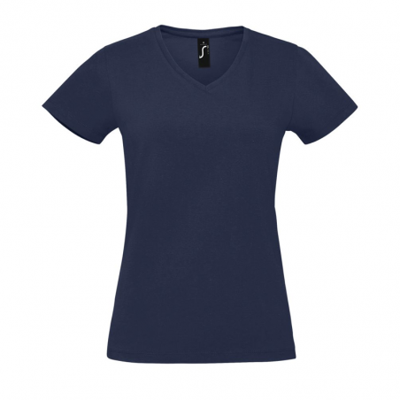 t-shirt femme à personnaliser bleu marine
