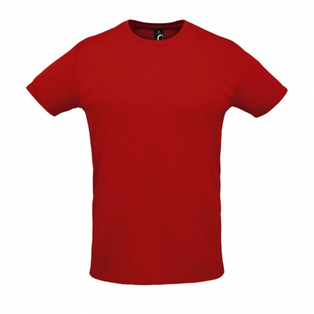 t shirt sport personnalisé rouge