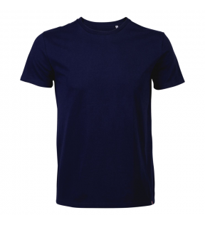 t-shirt publicitaire homme bleu marine