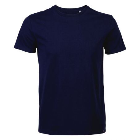 t-shirt publicitaire homme bleu marine