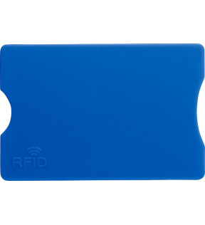 Porte-carte de crédit anti RFID bleu