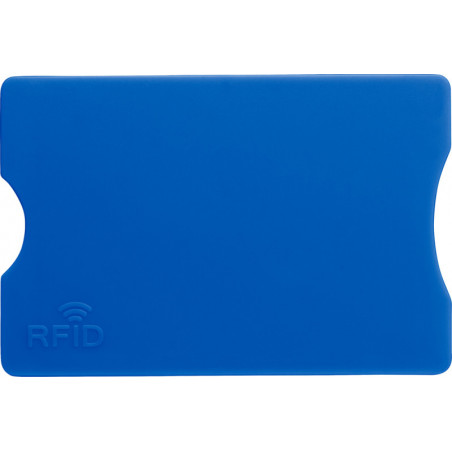 Porte-carte de crédit anti RFID bleu