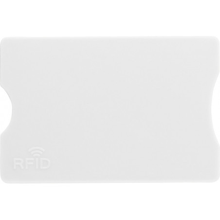 Porte-carte de crédit anti RFID blanc