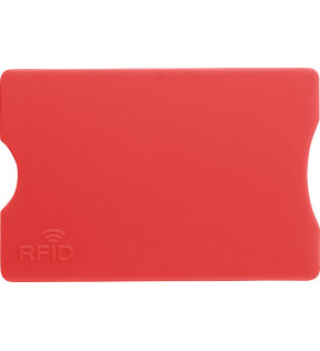 Porte-carte de crédit anti RFID rouge