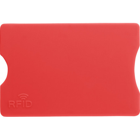 Porte-carte de crédit anti RFID rouge