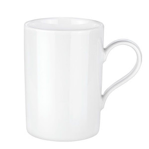 mug en porcelaine cylindrique blanc