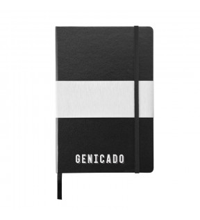 Carnet A5 couverture noire rigide - Génicado