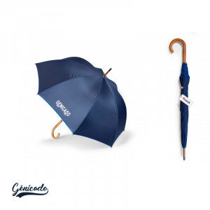 Parapluie de qualité en PET recyclé beau et grand parapluie canne made in France - Génicado