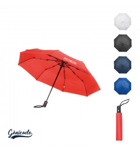 Parapluie pliable en polyester avec baleines en fibre de verre pour marketing - Génicado