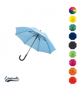 Parapluie solide vent disponibles en dix coloris avec toile en polyester pongé - Génicado