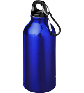 bouteille gourde inox bleu 400 ml en aluminium recyclé pour le sport