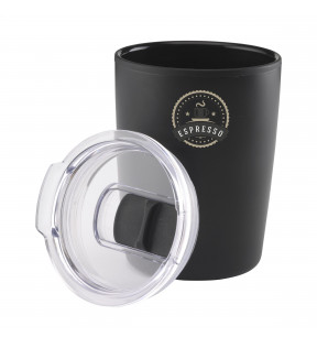 mug thermos personnalisé noir 170 ml