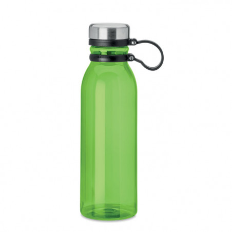 bouteille gourde en plastique transparente RPET vert