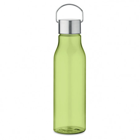 bouteille gourde en plastique recyclé vert citron 600 ml