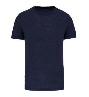 t-shirt sport personnalisé bleu marine chiné