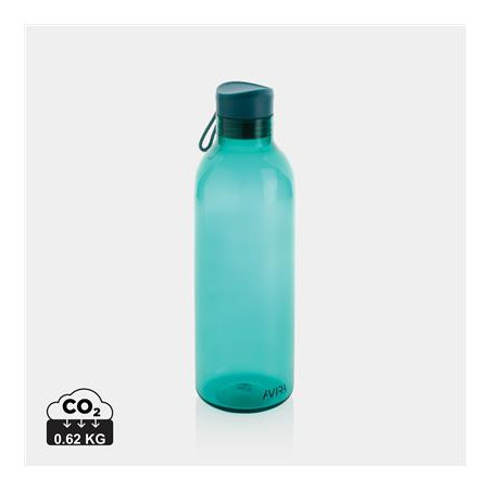 bouteille gourde en plastique recyclé vert translucide