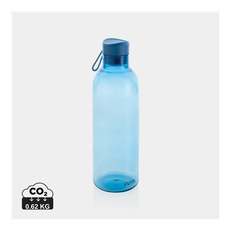 bouteille gourde en plastique recyclé bleu