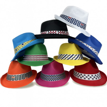 chapeau trilby avec divers coloris au choix et son bandeau customisable