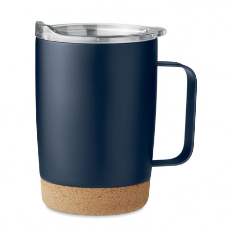 mug thermos personnalisé bleu