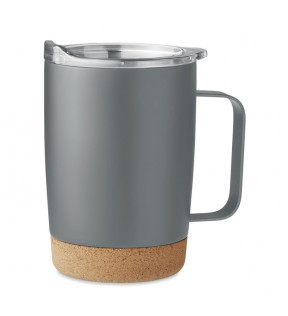 mug isotherme personnalisé gris
